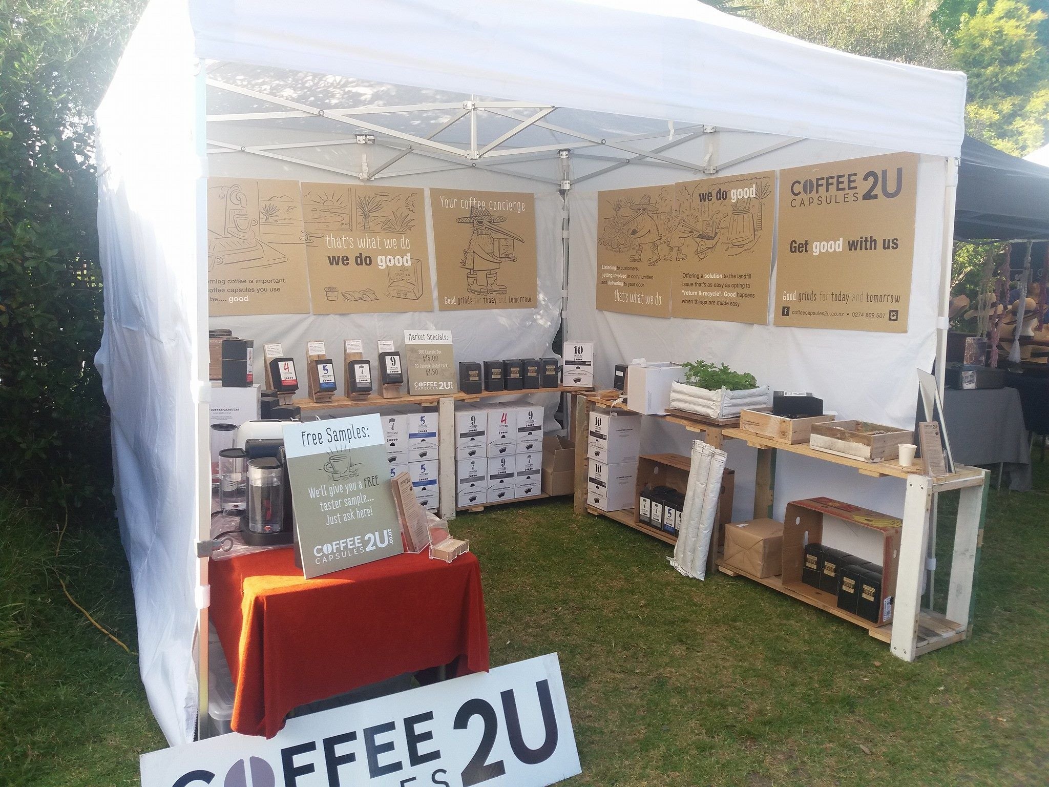 Telling our story at the Matakana Market