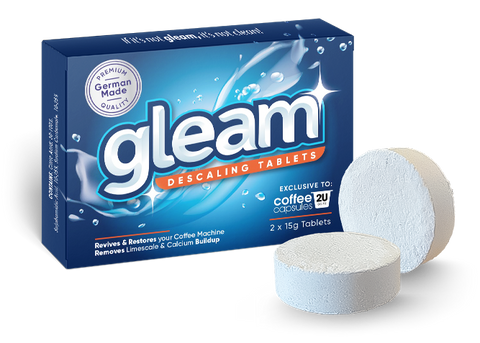 Gleam Coffee Machine Descaling & Cleaning Tablets - Exclusive to CC2U ...