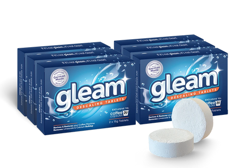 Gleam Tablet Gleam Coffee Machine Descaling & Cleaning Tablets - Exclusive to CC2U ...